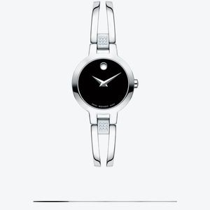 Movado Amorosa Stainless Steel bangle watch